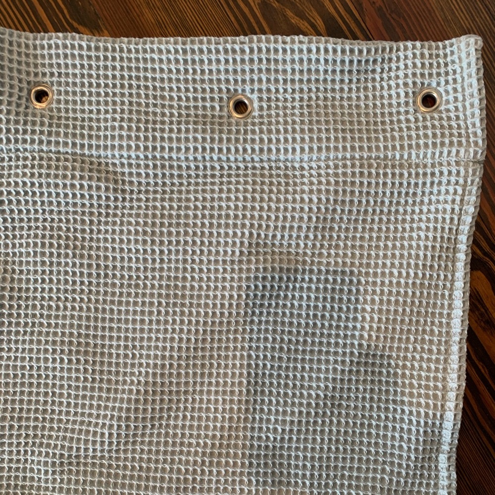 Pottery Barn Waffle Weave Shower Curtain